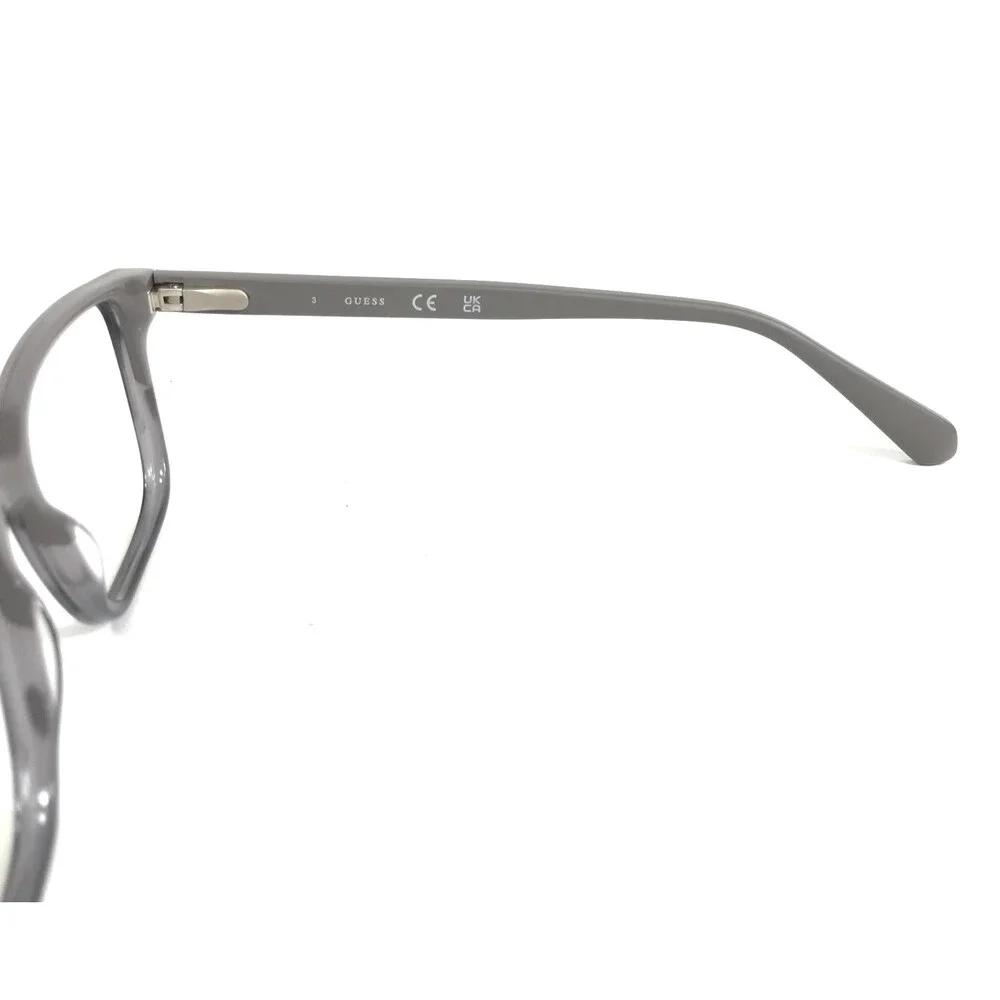 Guess Eyeglasses Frames GU50047 020 Dark Gray Square Full Rim 52-15-150